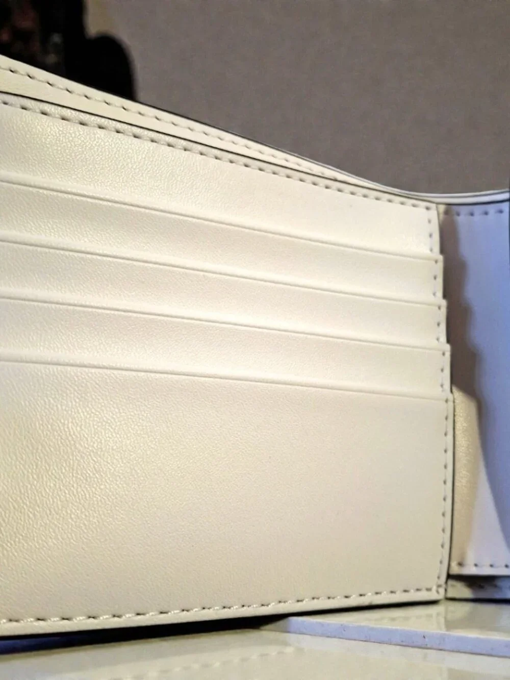 Michael Kors Black/White Cooper & Bright White Wallets w/Coin Pouch Bundle Set
